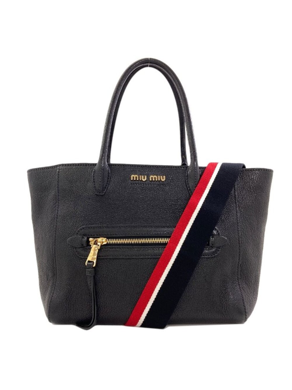 Miu Miu 2-Way Tote Bag Leather